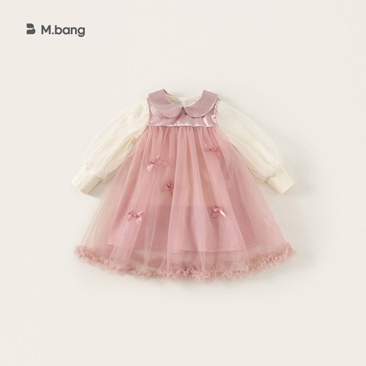 Modelo M Welfare, Vestido de Niña para Primavera y Otoño, No se Devuelve, Vestido Floral Infantil, Vestido de Niña de Manga Larga para Otoño, Ropa Infantil en Liquidación
