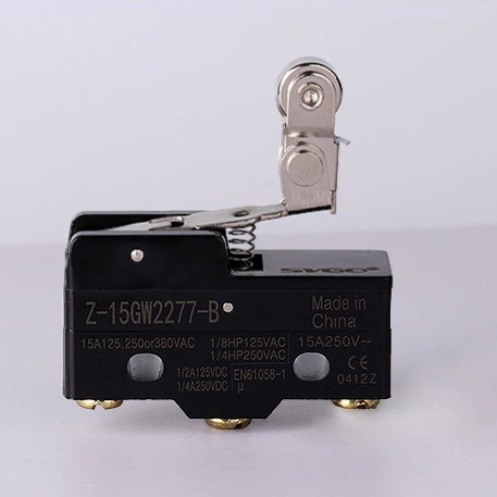 （源头货）金属 塑料滚轮 微动开关Z-15GW2277-B限位行程开关