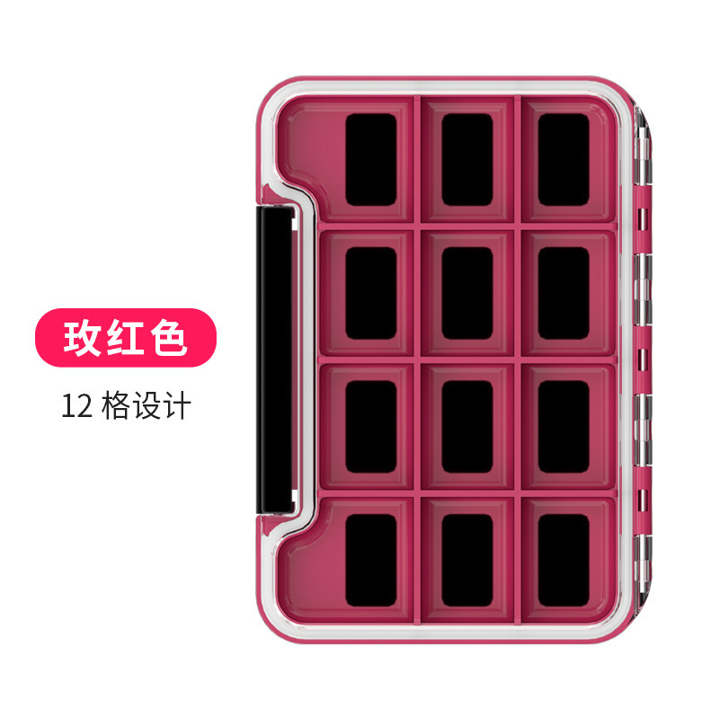 バルクフック専用収納ボックスマグネット付き多機能ルアー磯釣りアクセサリーボックス防水両面漁具釣り|undefined
