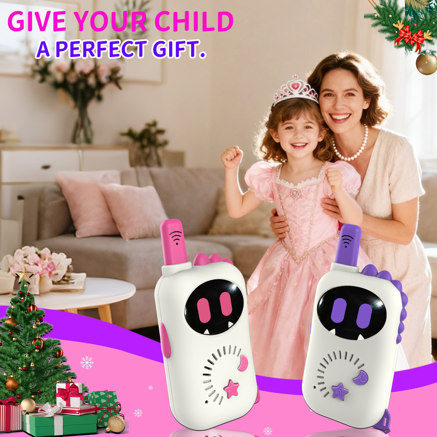 Intercomunicador infantil transfronterizo juguete interactivo padre-hijo intercomunicador inalámbrico buscapersonas regalo de cumpleaños juguetes de puzzle