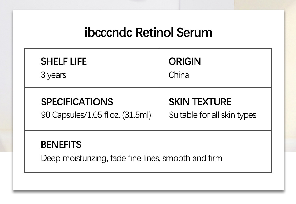 carina 90 kapslar retinol gyllene ljusa linjer uppstramande ansiktsskönhet hudvård mjuk essens_voghion.com