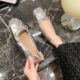 Genuine Leather French Flat Ballet Shoes Women's New Soft Sole Shoes Slip-on Women's Shoes All-match Mary Jane Small Leather Shoes
