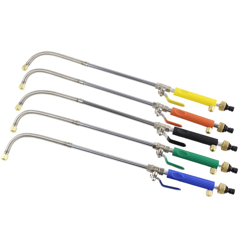 Fábrica transfronteriza directa hogar lavado de coches Jardín de alta presión de lavado de metal ajustable pistola de agua image 1