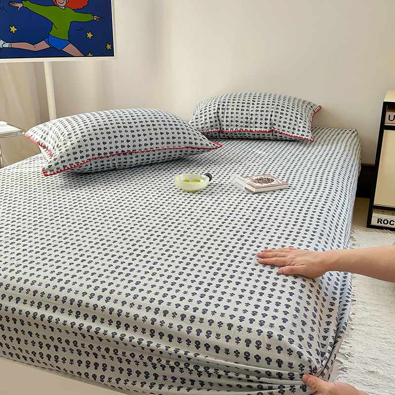 2025 nueva funda de cama de algodón de una sola pieza funda de cama de algodón 2025 nueva funda de protección de colchón funda de cama todo incluido para cama individual