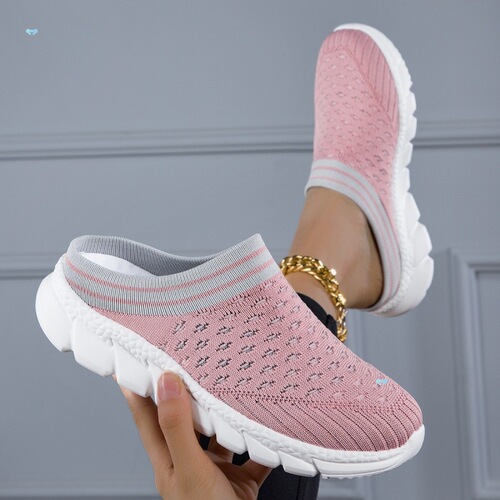 Soft Sole Clogs Knitted Soft Sole Women's Platform Slip