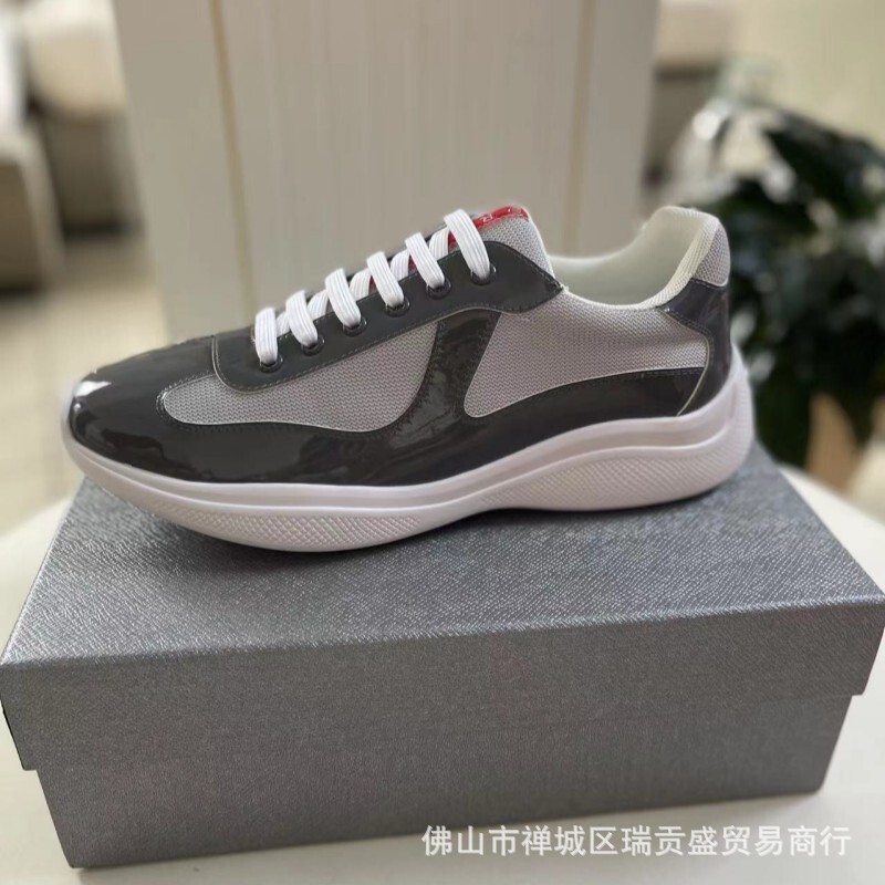 p家运动鞋真皮情侣鞋透气网面拼接漆皮板鞋耐磨休闲男鞋跨境外贸|undefined