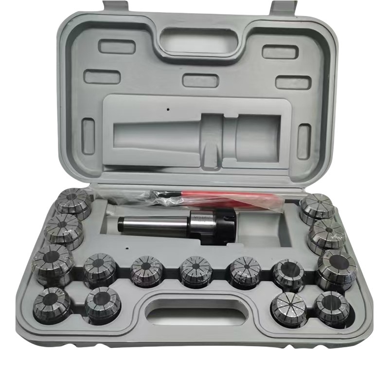 ER夹头套装15PCS钻铣床专用MT2/3/4/5-ER32雕刻机筒夹套装CNC加工