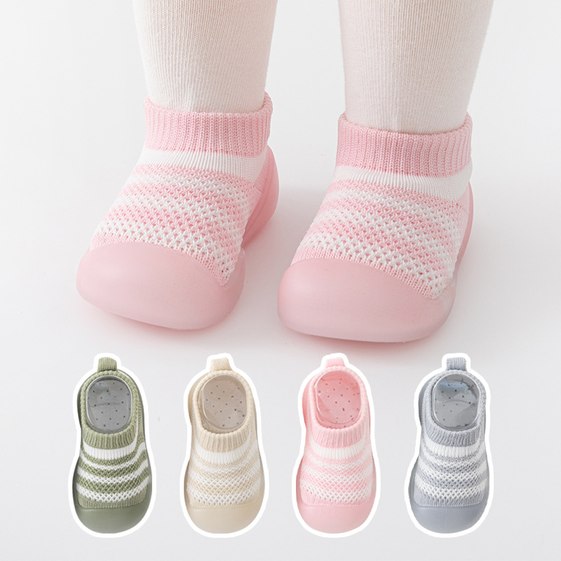 Baobao zapatos para bebés con suela suave antideslizante, zapatos para niños de 1 - 3 años de edad, zapatos para niños, calcetines para niños pequeños, ventiladores y cómodos.