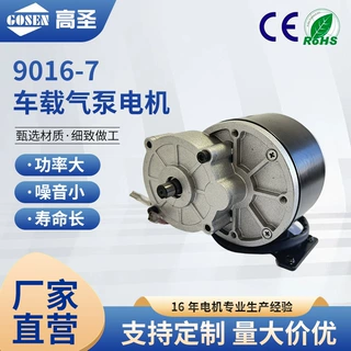 加工定制车载气泵小型电机有刷减速电机功率大高扭矩高负载耐用