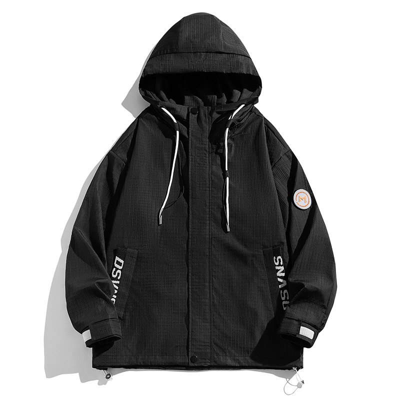 Men's Clothing sportswear windbreaker men's spring new men's casual outdoor windproof jacket men's hooded coat_voghion.com