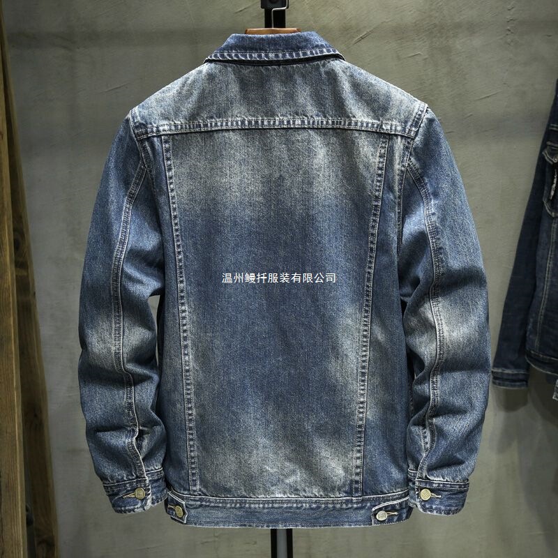 Spring and Autumn New Men's Denim Jacket Korean Style Trendy Denim Top 2025 New Loose Zipper Jacket for Men