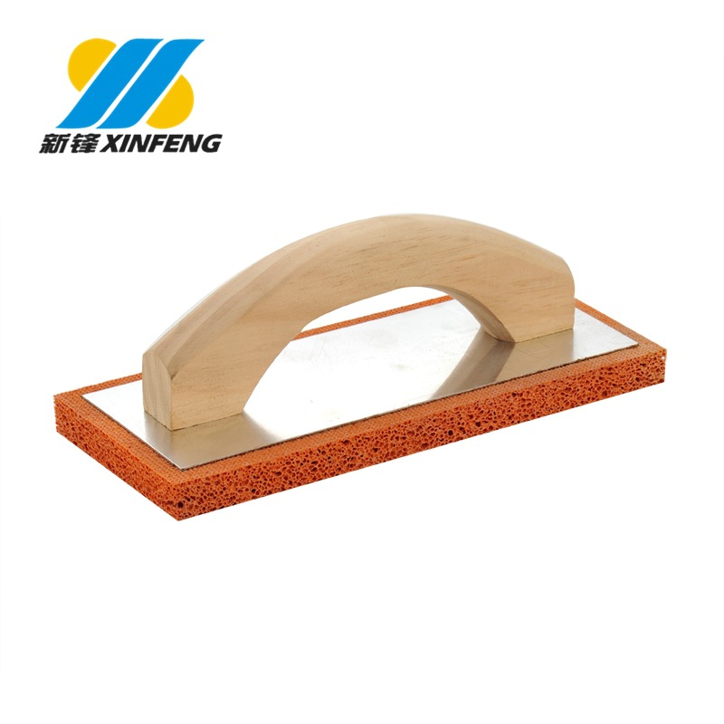 厂家供应橡胶发泡抹泥板铝板木质手柄 240*100mm