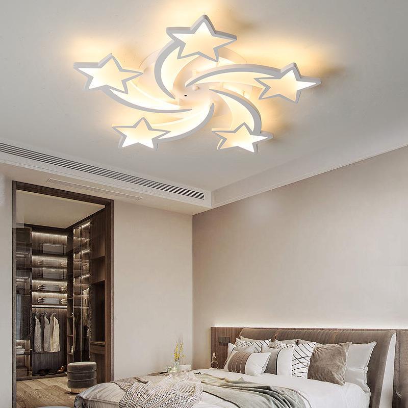 Luz de sala de estar transfronteriza de Amazon de amplia presión moderna luz de techo led nuevo dormitorio creativo nuevo patrón de nube de estilo chino