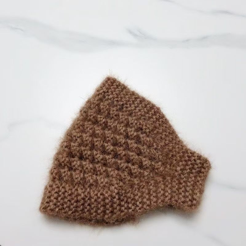 woven knitted keep warm demi-season headband handmade