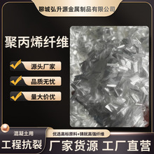 工程纤维厂家聚丙烯纤维 混凝土纤维 桥梁水利建筑高铁混凝土用pp