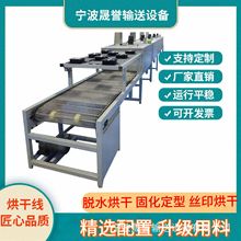 高温隧道炉烘干线不锈钢网带电热烤箱丝印油墨烘干输送机uv胶