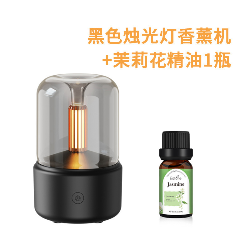 跨境超声波精油香薰机  usb插电小型家用自动烛光灯加湿器创意|undefined