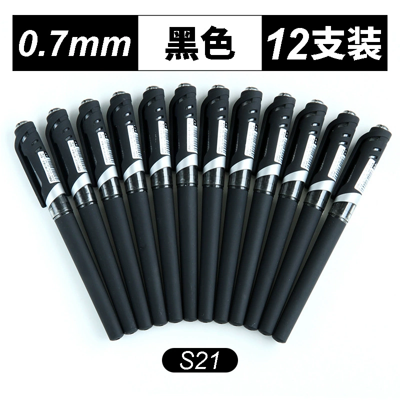 Rollerball pen, black coloured pencils, 1.0mm