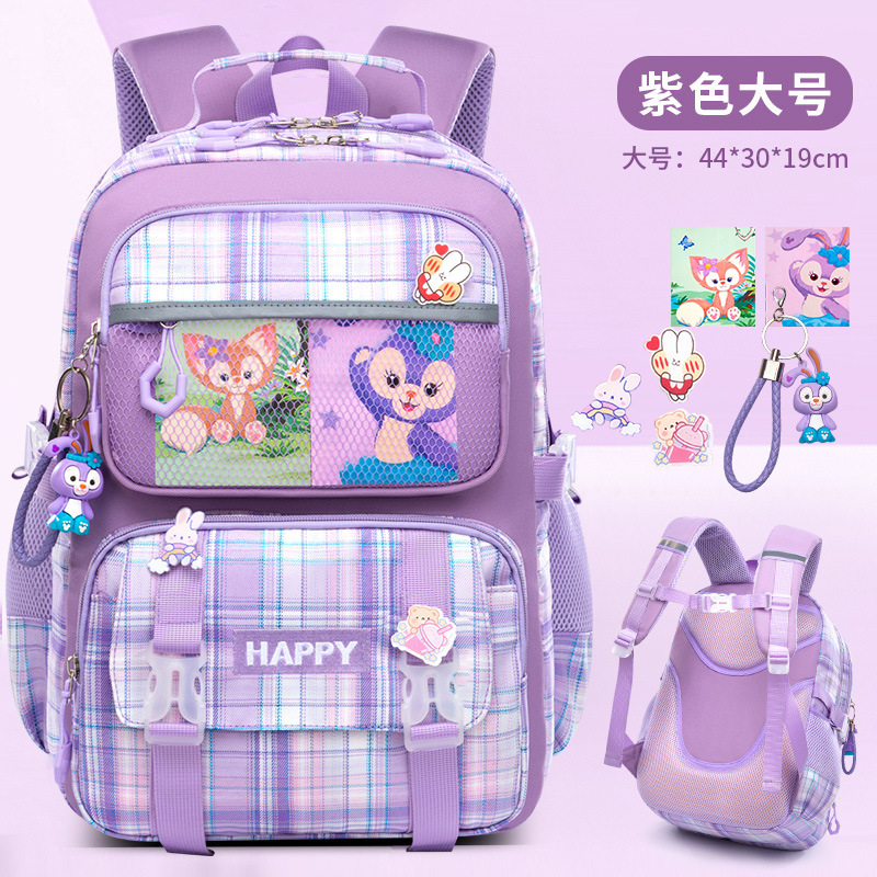 Bolso de la escuela transfronteriza niñas 1-3-6 grado mochila escolar de dibujos animados niñas niños Escuela Primaria mochila