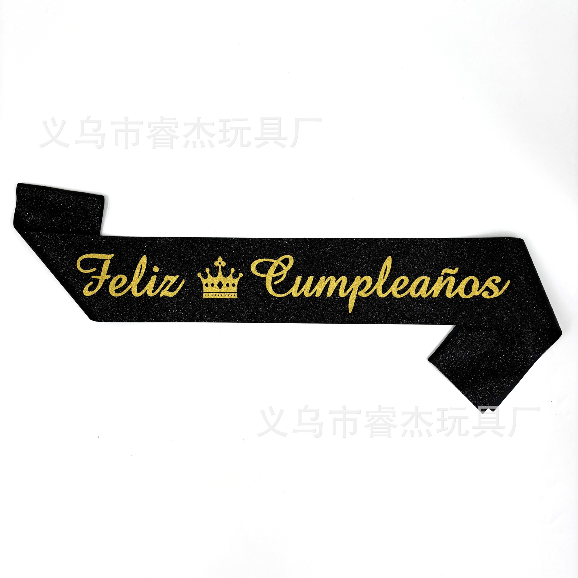 金粉布油墨字西语生日166