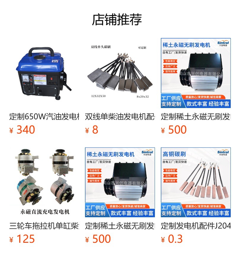 Supply Portable Household Micro 2500W Gasoline Generator 220V Small 2Kw All-Copper 12V Power-Saving Silent