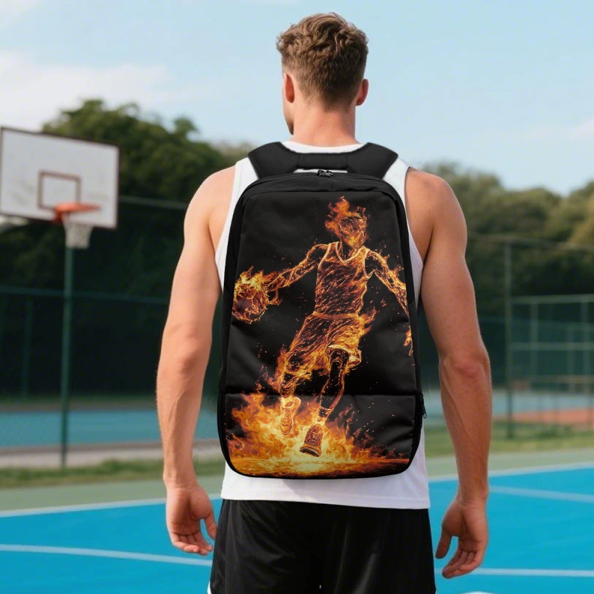 Спортивная сумка для баскетбола и футбола большой вместимости для обуви, полиэстеровый материал, логотип команды с теплопередачей, горячая распродажа через границу