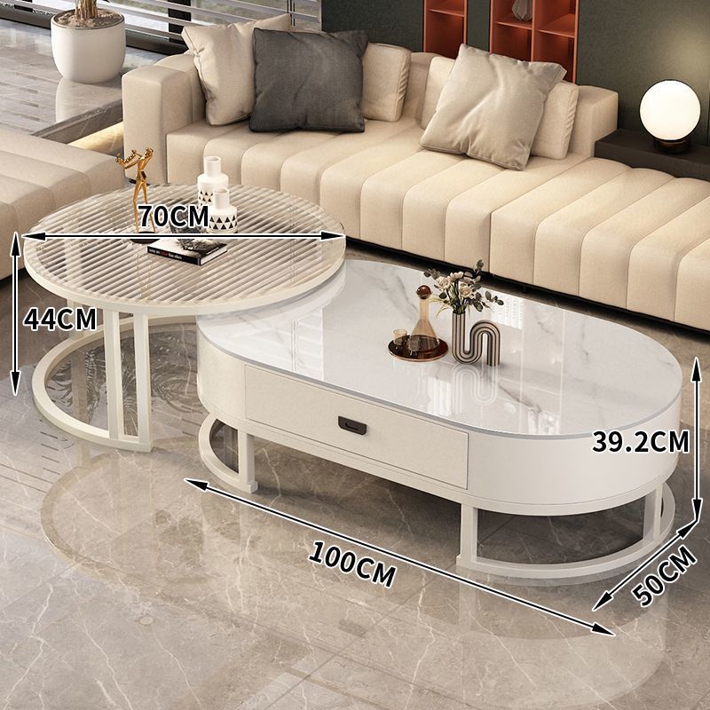 올 화이트 [백색 유리 석영 100개 + 창홍 유리 70개]