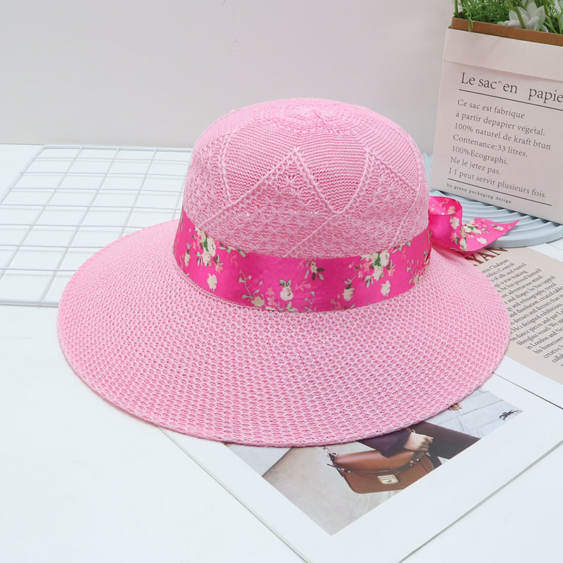 Sombrero de paja para mujer, UV, playa