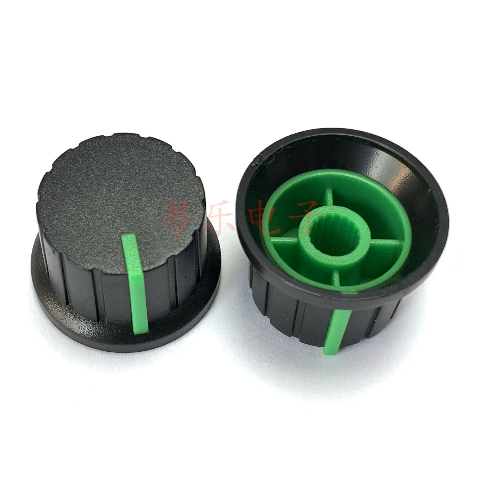 Двухцветная ручка 6 мм цветочный вал пластиковый оранжевый индикатор крышки типа полуосевой потенциометр ручка усилителя регулятора звука