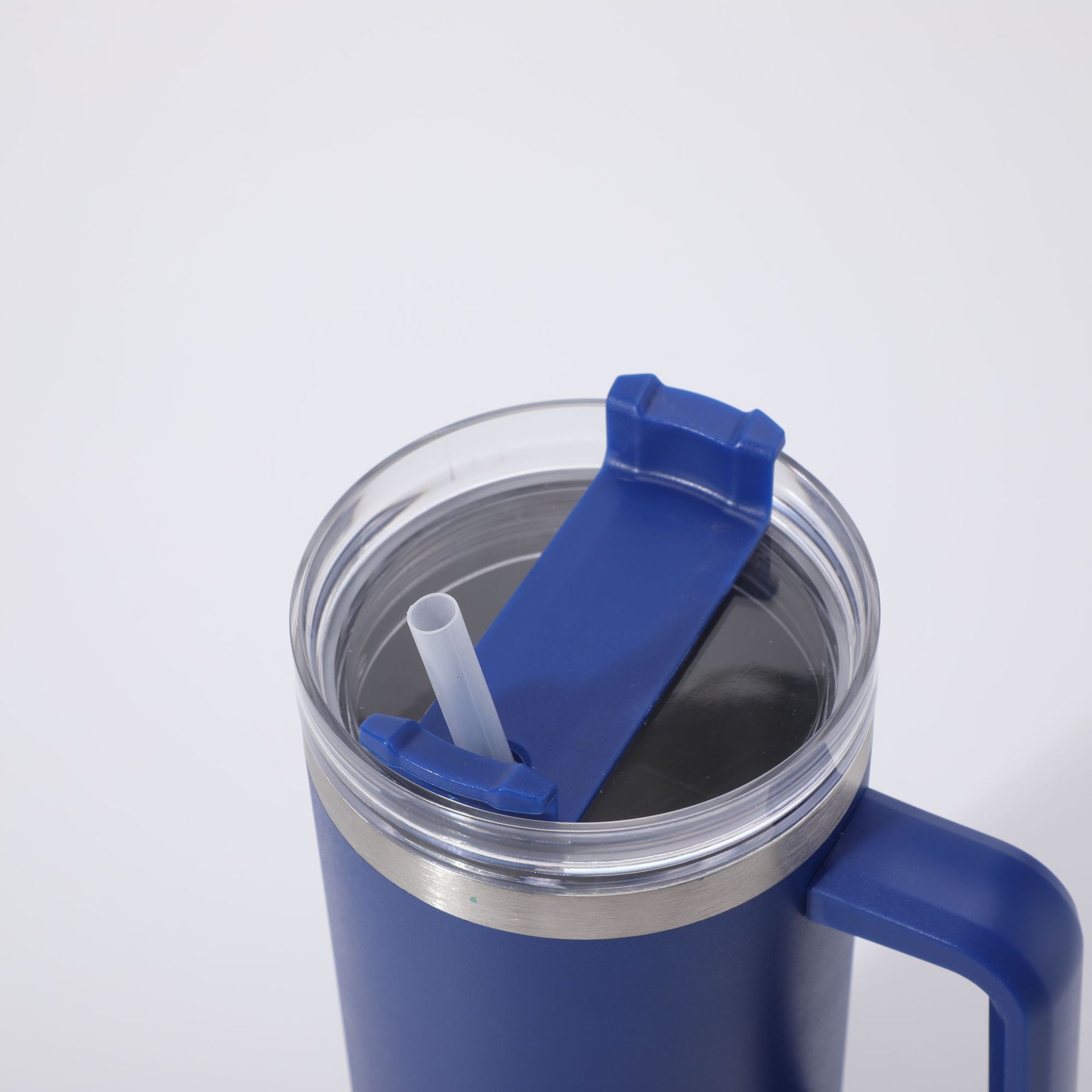 Gourde isotherme en acier inoxydable avec anse et paille 40oz_voghion.com