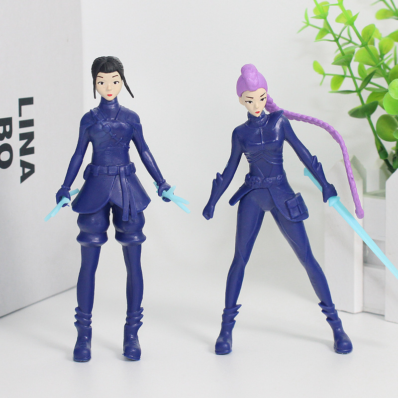 猎魔女团玩偶公仔手办 k-pop猎魔女团动漫模型玩具摆件跨境新品|undefined