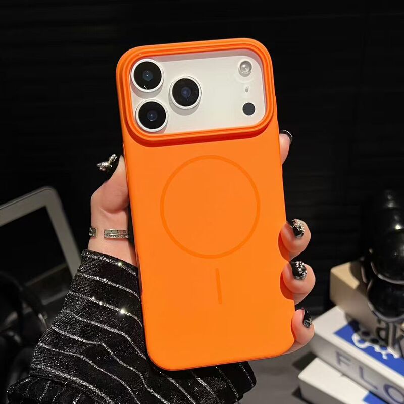 柔润磁吸适用iPhone17PROMAX肤感磨砂手机壳苹果16简约防摔保护套|undefined