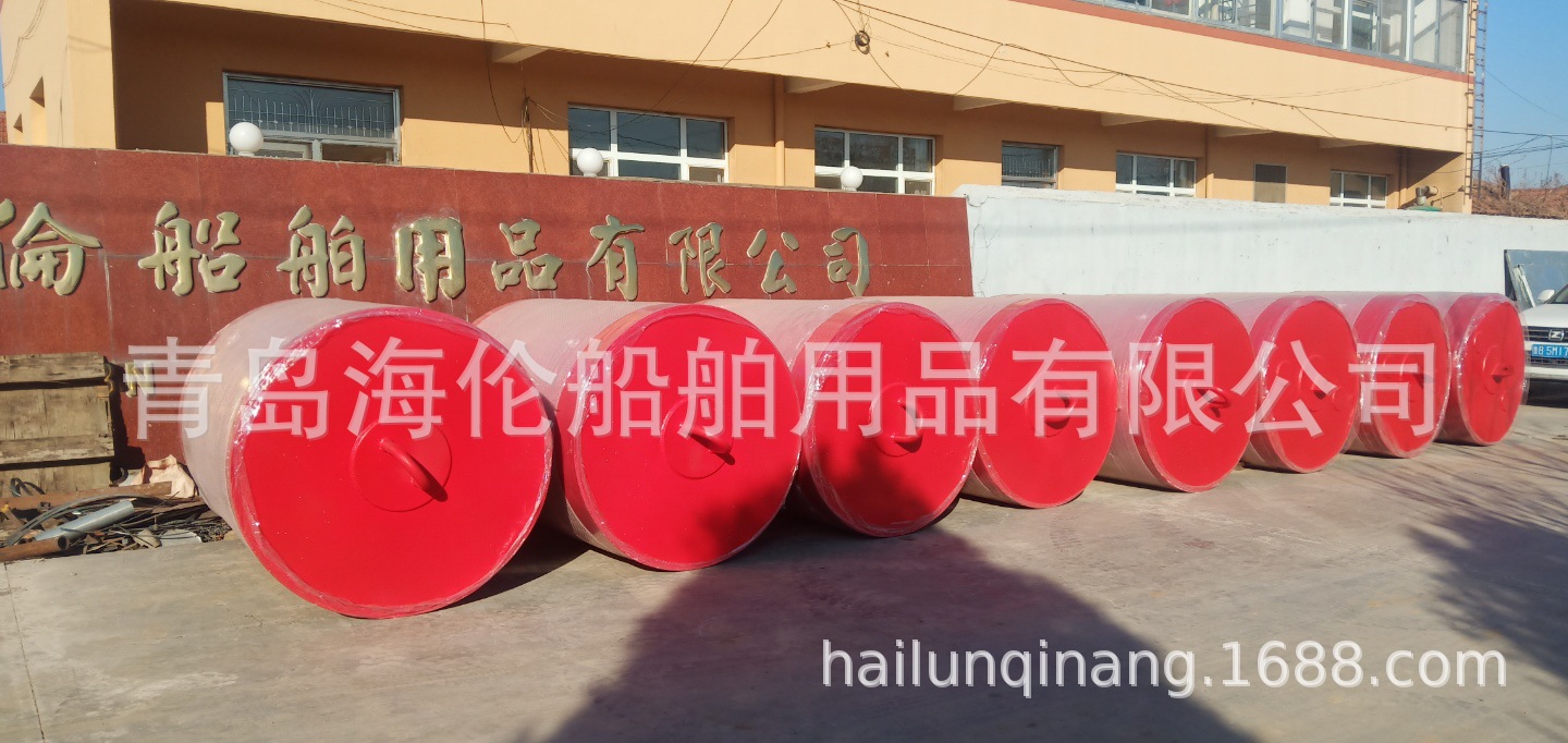 码头锚浮标、警示用旗浮标 航道聚乙烯实心填充钢制航标 水鼓浮鼓