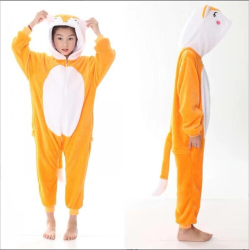 Children's Tigger Baby Infant Cartoon Animal Onesie Winter Fleece Crawling Suit Homecoming Outfit