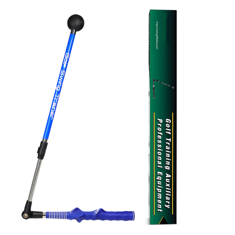 Transfronterizo caliente Golf Swing entrenador corrector plegable acción corrector telescópico Swing ayuda