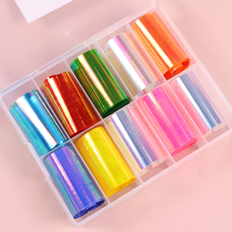 Transferencia de Arte de uñas de Navidad Fabricante de pegatinas de cielo estrellado Nuevo arte de uñas cielo estrellado pegatinas traje floreciente cielo estrellado papel al por mayor