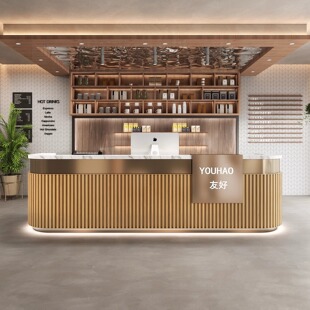 Coffee Shop Bar Cashier Cake Shop Milk Tea Shop Restaurant Front Desk Gym Yoga Studio Reception Desk Bar