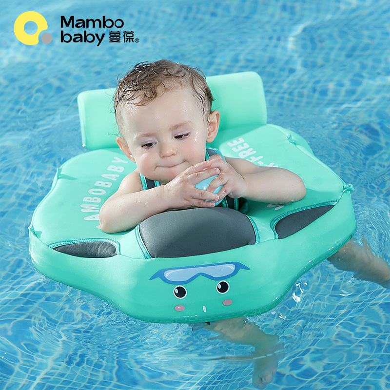 Manbao anillo de natación para bebés anillo de mentira inflable gratis 0-3 años de edad infantil Chaleco de protección solar al aire libre anillo para las axilas image 5