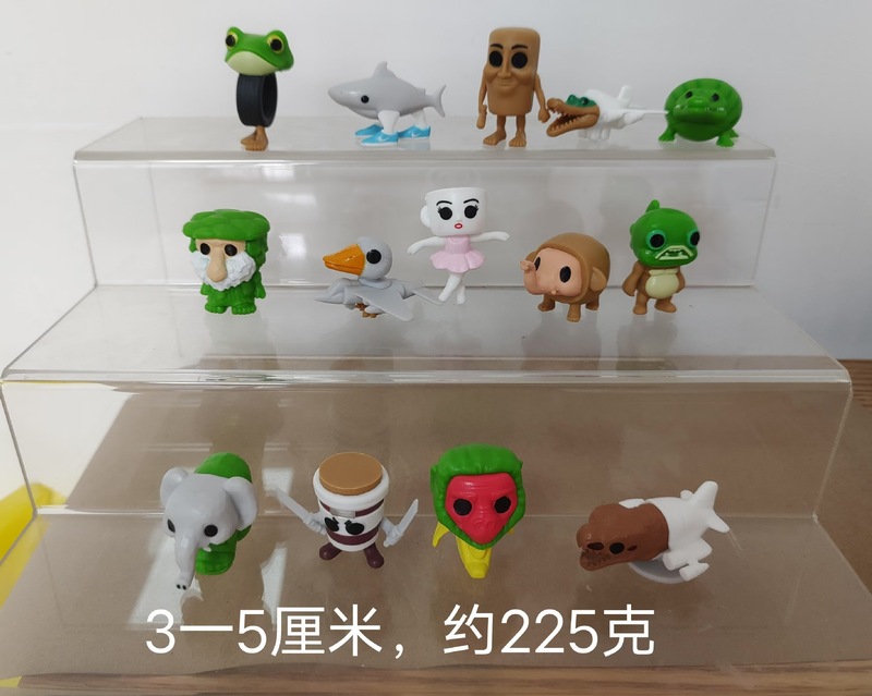 国境を越えた新製品外国AI山海経フィギュア通通木棒人トララ靴を履いたサメ人形モデル|undefined