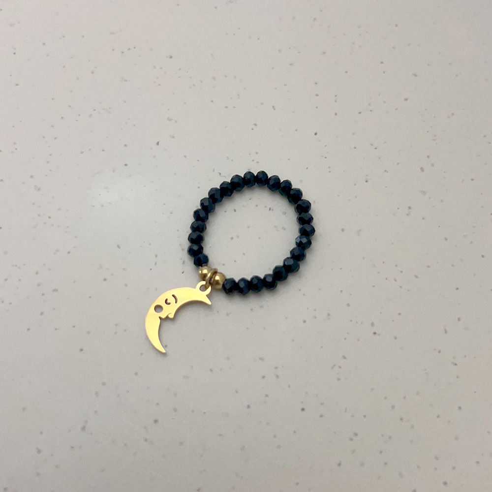 Simple Style Geometric Stainless Steel Patchwork Rings 1 Piece