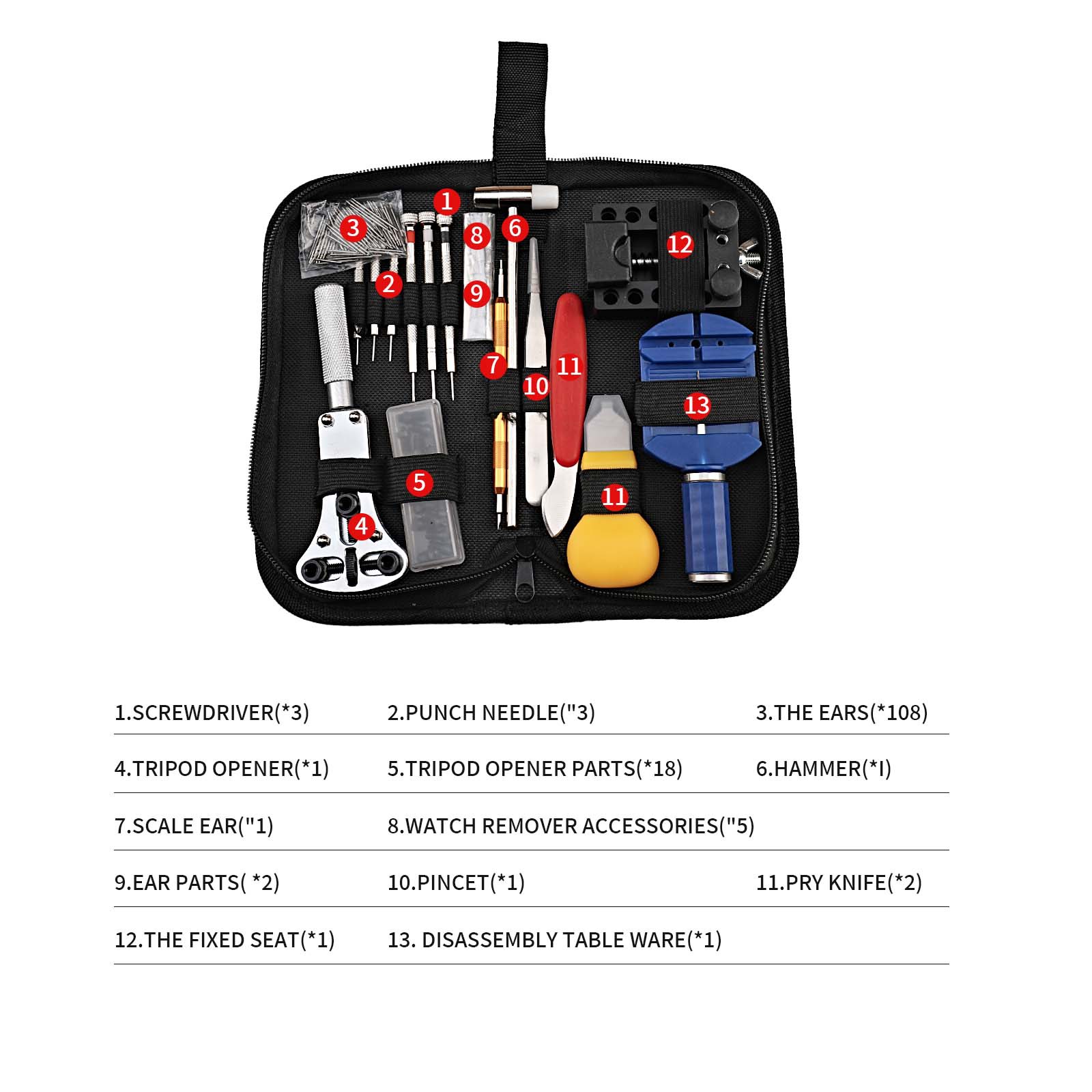 테이블 수리 도구 광동 심천 147 개 세트 도구 키트 백 스트랩 하드웨어 도구 완료 세트