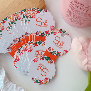 5.4*11.7 Folded Adult Children Hairpin Cardboard Hair Rope Card Hair Accessories Headwear Packaging Material