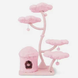 木花猫树塔，现代猫爬树，猫家具，豪华猫公寓，大型花猫树