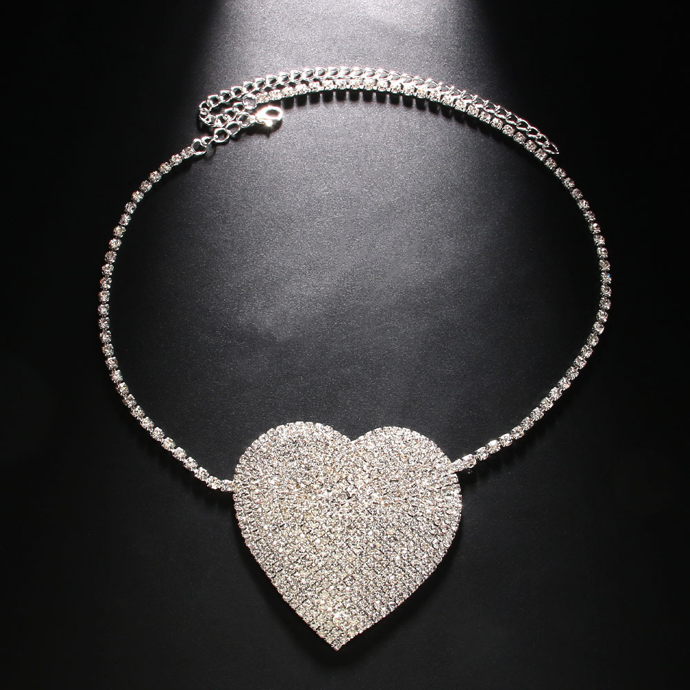 Cross-border tendencia rhinestone máscara exótica completa diamante amor cara joyería Halloween personalidad accesorios máscara