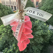 水晶葡萄香皂草莓串粉水晶香薰精油皂可挂可洗搞颜值伴手礼