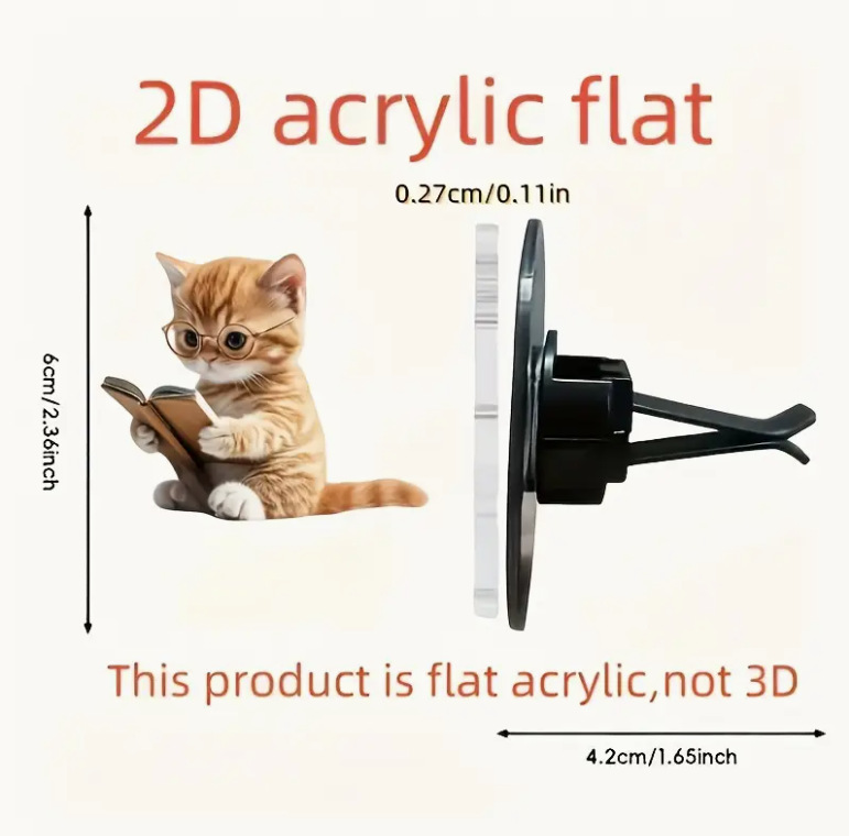 Comercio exterior transfronterizo suéter gatito productos acabados ventilador clips decoración de automóviles perfume adorable acrílico decoración impermeable image 67