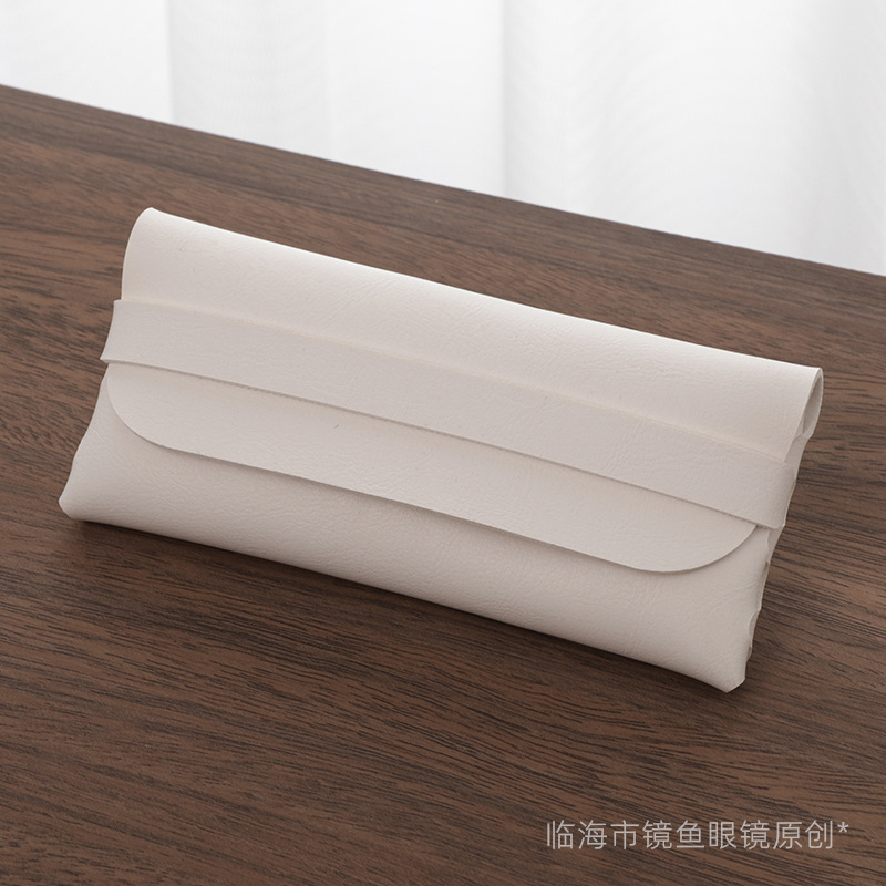 眼鏡ケース皮質近視サングラスケースinsシンプル携帯高級感クロスボーダーPVCサングラスホッチキスソフトバッグ|undefined