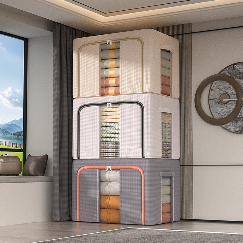 Caja de almacenamiento de ropa, caja de Baina, tela, ropa, mudanza, caja de acabado, caja, armario plegable, dormitorio, almacenamiento transfronterizo