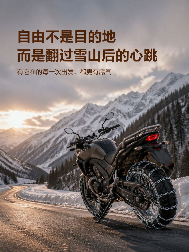 Motorcycle Anti-Skid Chain Two-Wheeler Chain 300-1018 Thickened Encrypted Mud Mountain Road Electric Vehicle Snow Manufacturer