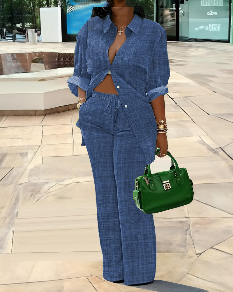 GraceChic GraceChic Cross-Border European And American Women's Clothing 2024 Autumn Winter New Sleeve Shirt Printed Long_voghion.com